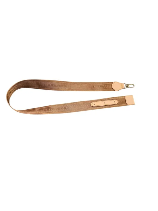 Louis Vuitton Brown & Beige Adjustable Belt Strap One Size - Picture 8 of 14